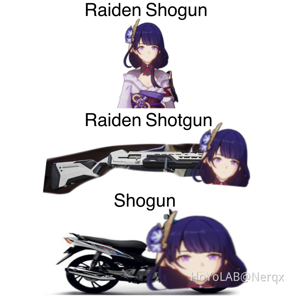 3 variations of Raidens Genshin Impact | HoYoLAB