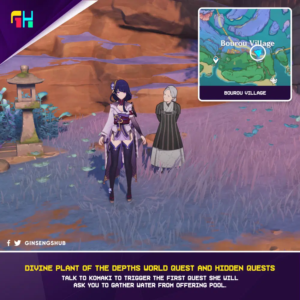 Version 2.1] Divine Plant of the Depths World Quest and Day 1 Komaki  Fortune Telling~ Genshin Impact | HoYoLAB