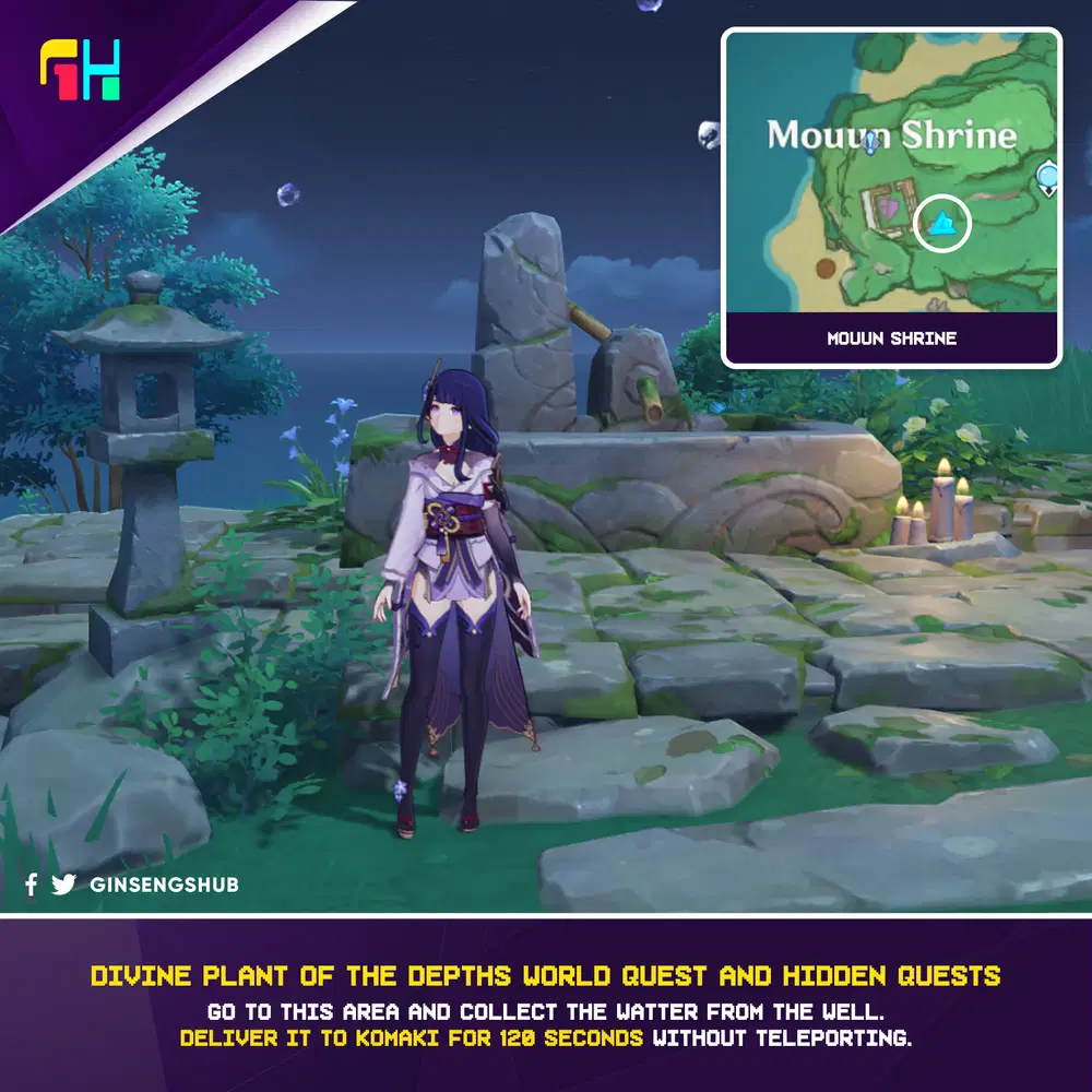 Version 2.1] Divine Plant of the Depths World Quest and Day 1 Komaki  Fortune Telling~ Genshin Impact | HoYoLAB