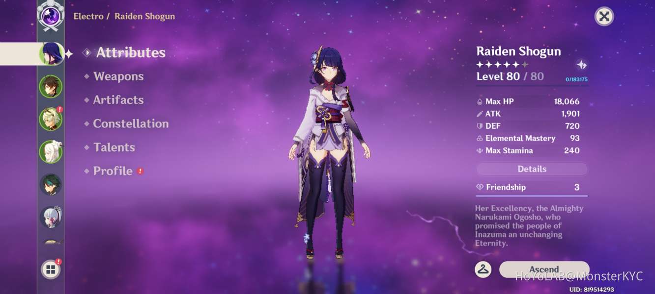 What F2p Raiden Shogun Looks Like Player Community