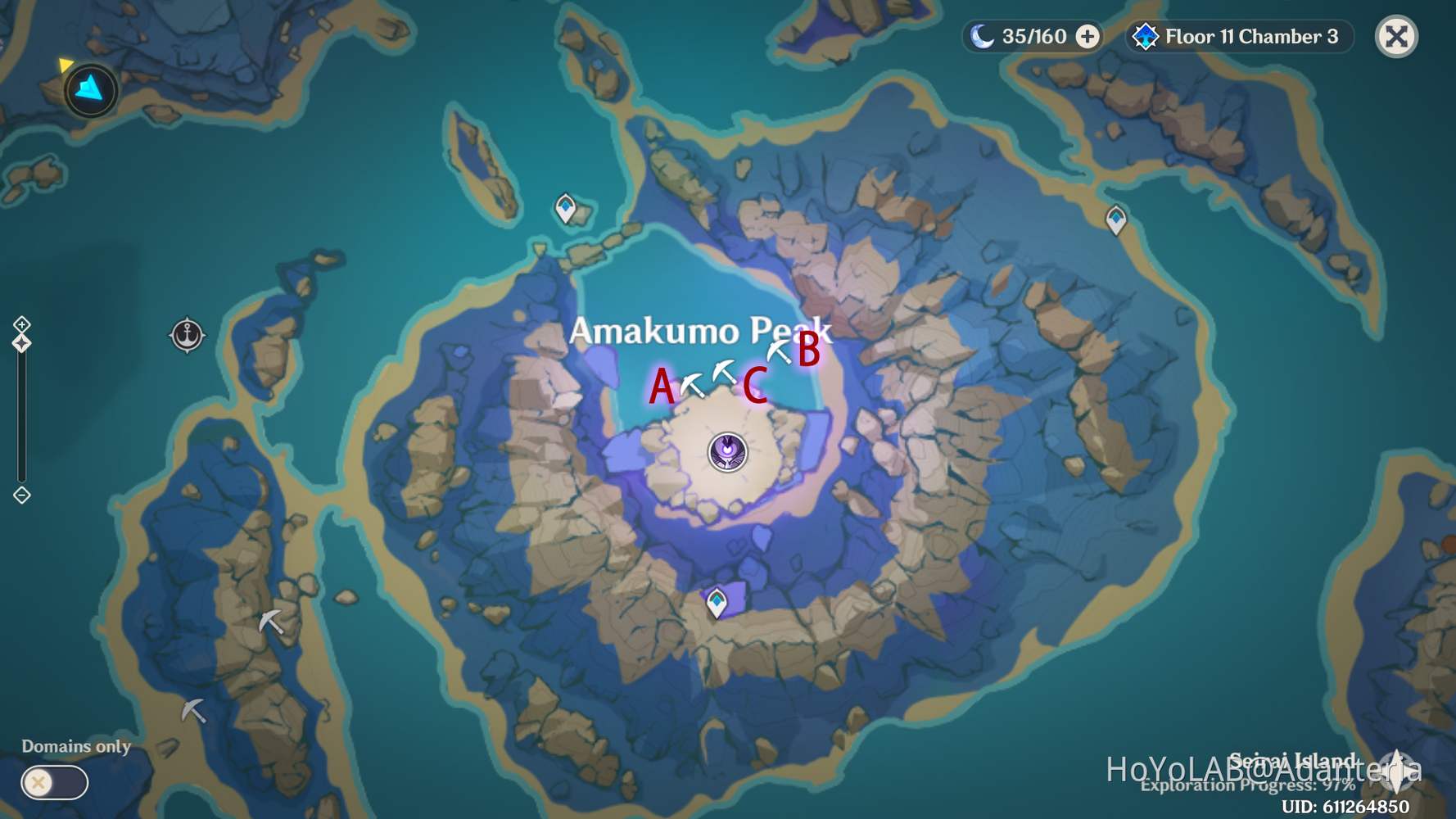[Version 2.1] [V2.1 Guide] Inazuma Mining locations PART 2: Amethyst ...