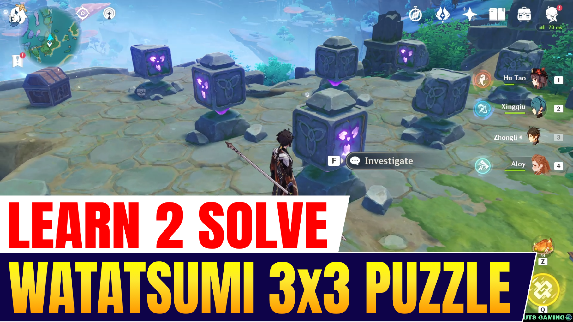 Detailed Guide on 3x3 Watatsumi Cube Puzzle SUDOKU Madness !! Genshin