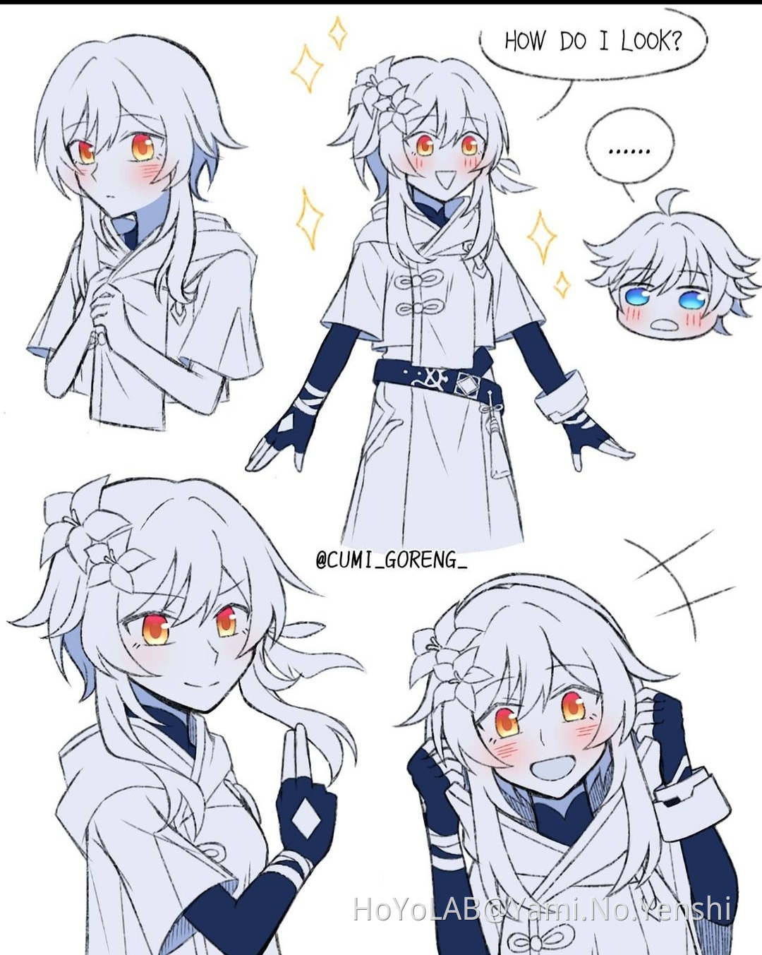 lumine in chongyun's clothes Genshin Impact | HoYoLAB