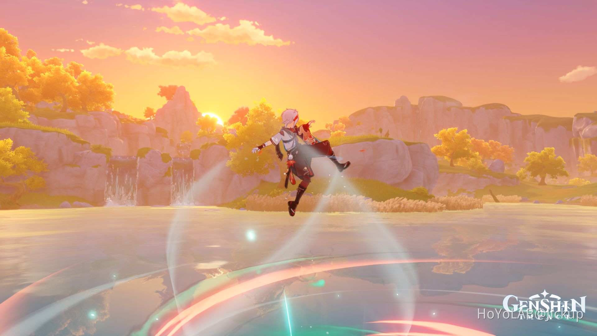 Kazuha's skill. Genshin Impact HoYoLAB