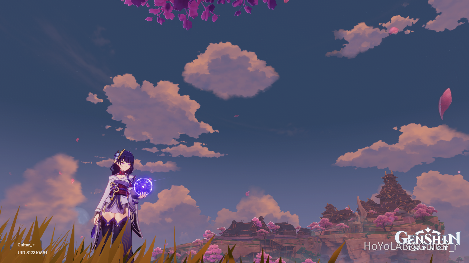 Lightning strikes every time she moves. Genshin Impact HoYoLAB