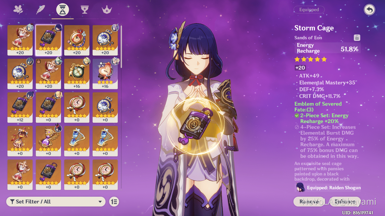 Version 2 1 How To Build A Decent Raiden Shogun Gameguides Player Community