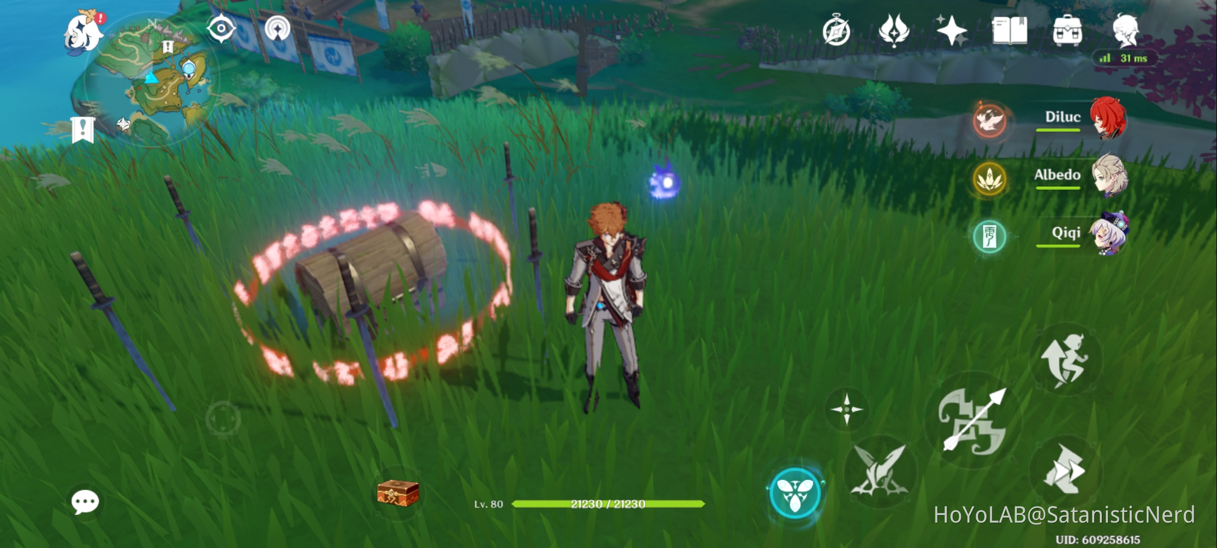 Locked chest Genshin Impact HoYoLAB