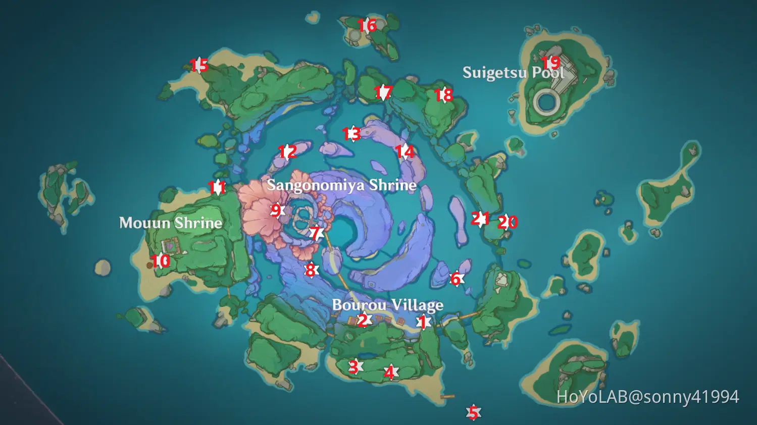All Electroculus Watatsumi Island Genshin Impact | HoYoLAB