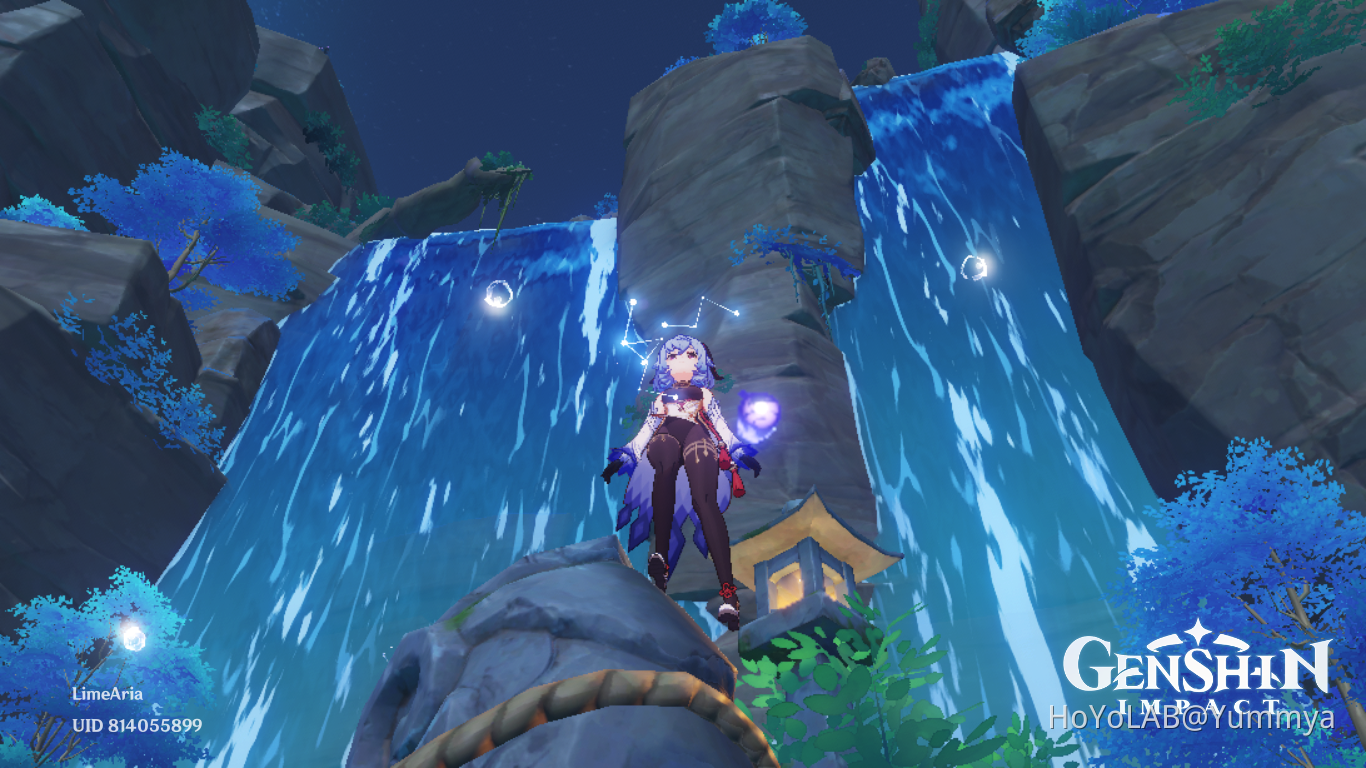 Swafoto di Waterfall Watatsumi IslandD Genshin Impact HoYoLAB