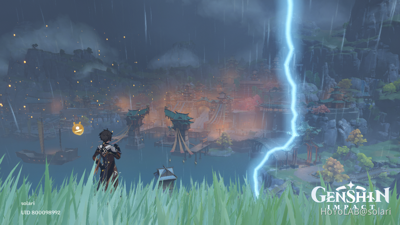 A stroke of lightning Genshin Impact HoYoLAB
