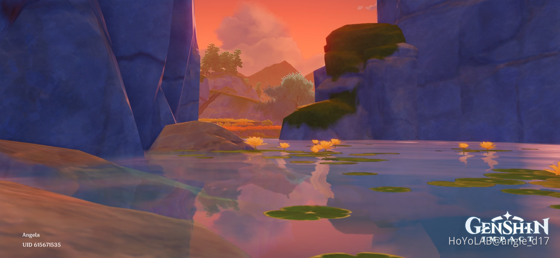 Hidden Pool Sunset Genshin Impact | HoYoLAB