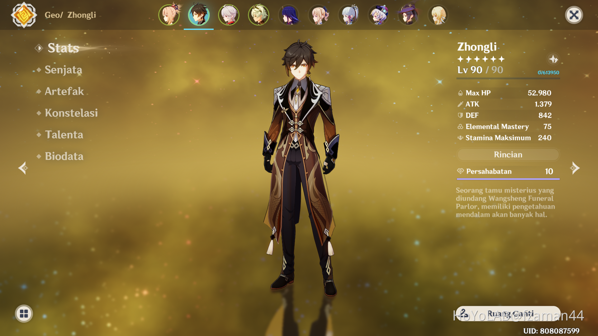 My Character Favorite Genshin Impact HoYoLAB