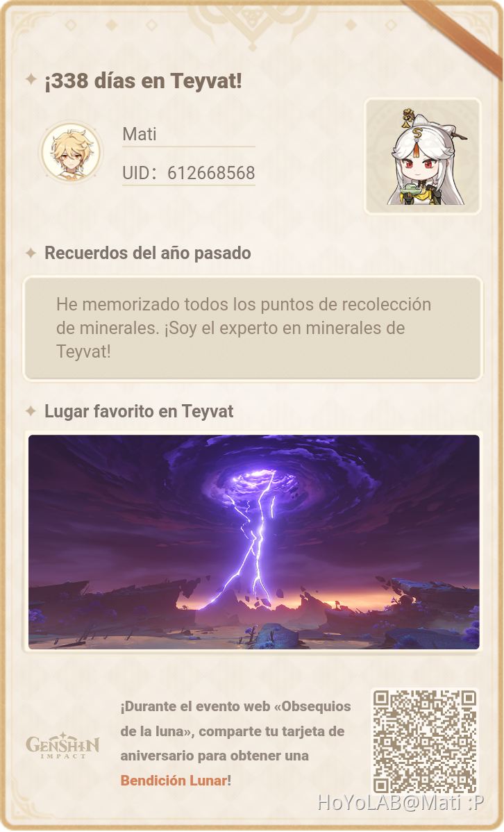 Obsequios de la Luna Genshin Impact HoYoLAB