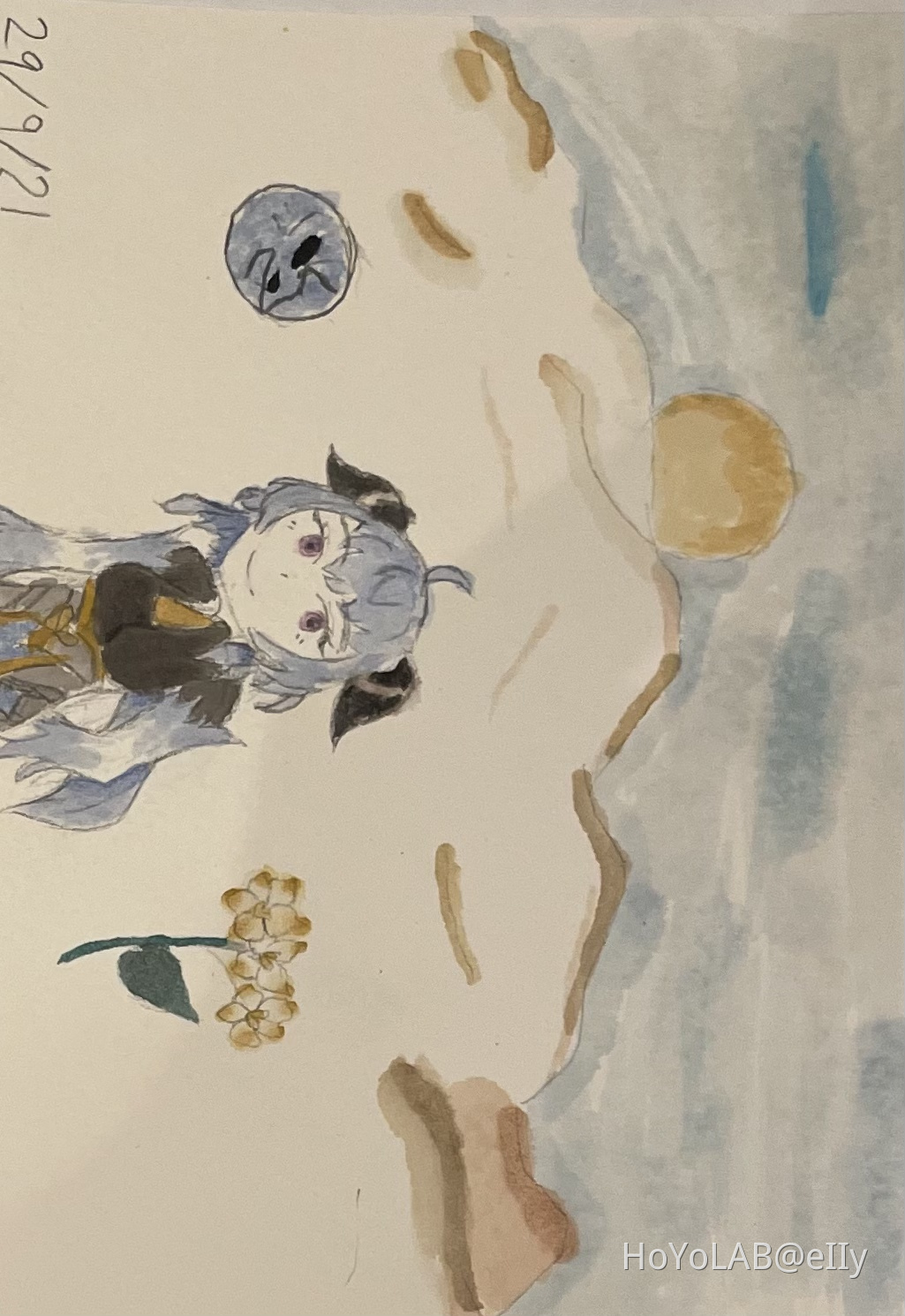 Hello! I drew Ganyu! Genshin Impact | HoYoLAB