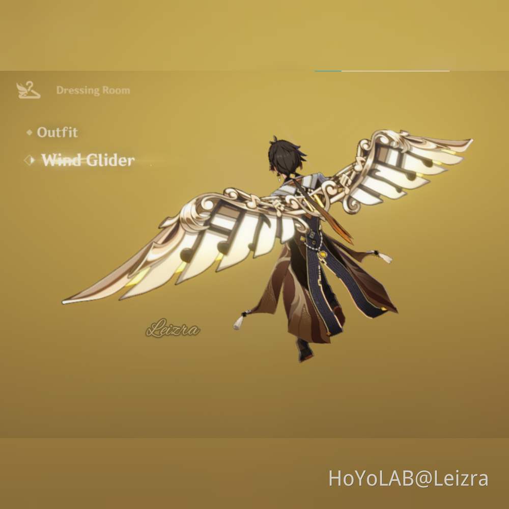 New Wind Glider, Wings of Shimmering Galaxy Genshin Impact HoYoLAB