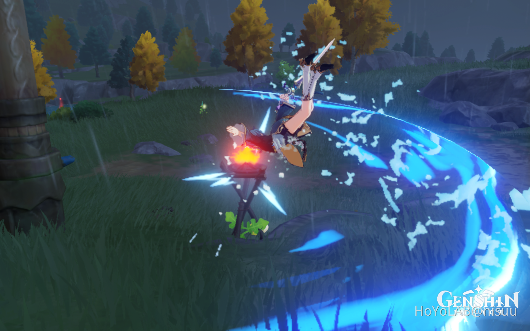 Fire Genshin Impact HoYoLAB