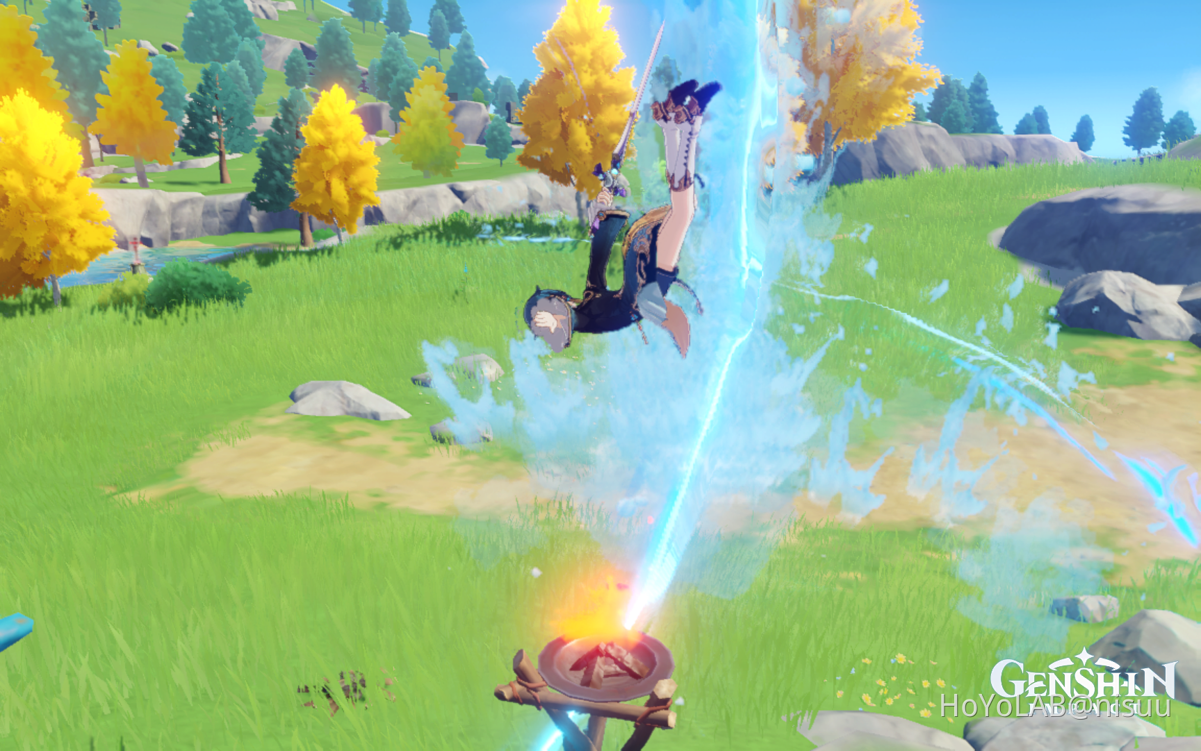 Fire Genshin Impact HoYoLAB