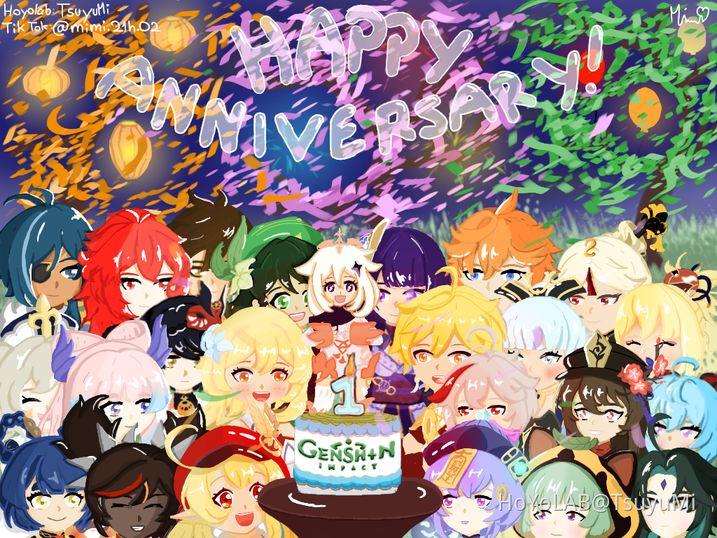 Joyeux 1er anniversaire Genshin! Genshin Impact HoYoLAB
