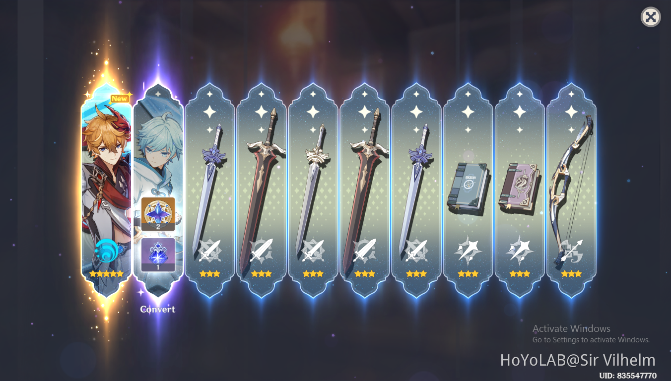 1st ten Pull on Banner arrival! Genshin Impact | HoYoLAB