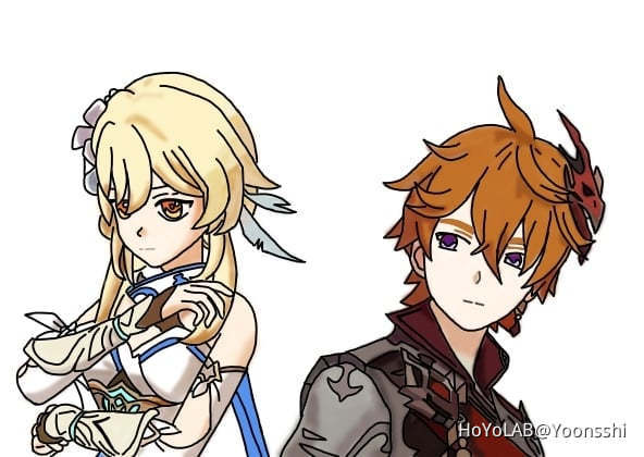 Childe X Lumine Genshin Impact | HoYoLAB