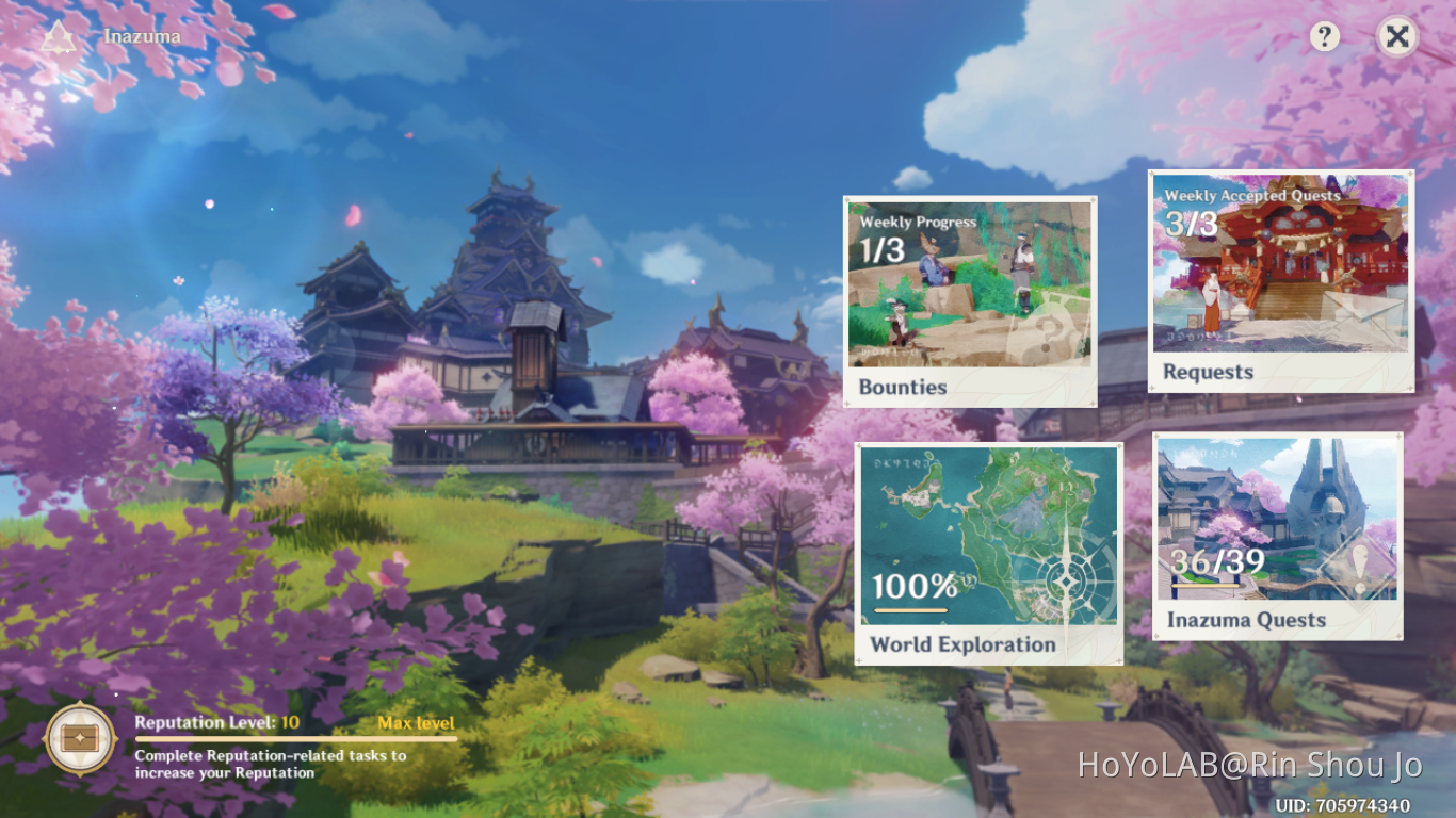 [Version 2.2] 100 Inazuma exploration progress Tsurumi Island chest