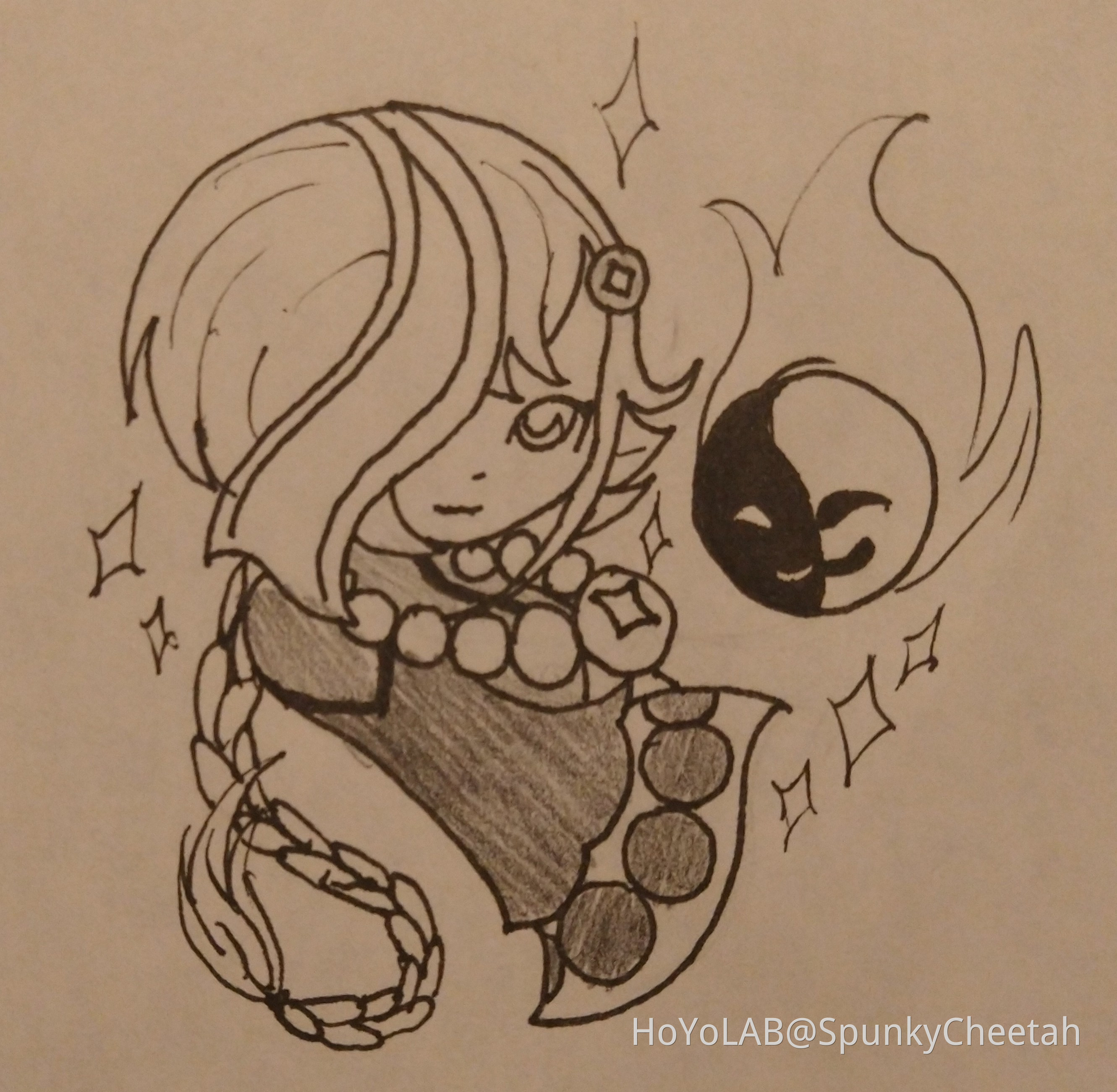 Part 2 Qiqi (Drawing Month Challenge) Genshin Impact HoYoLAB