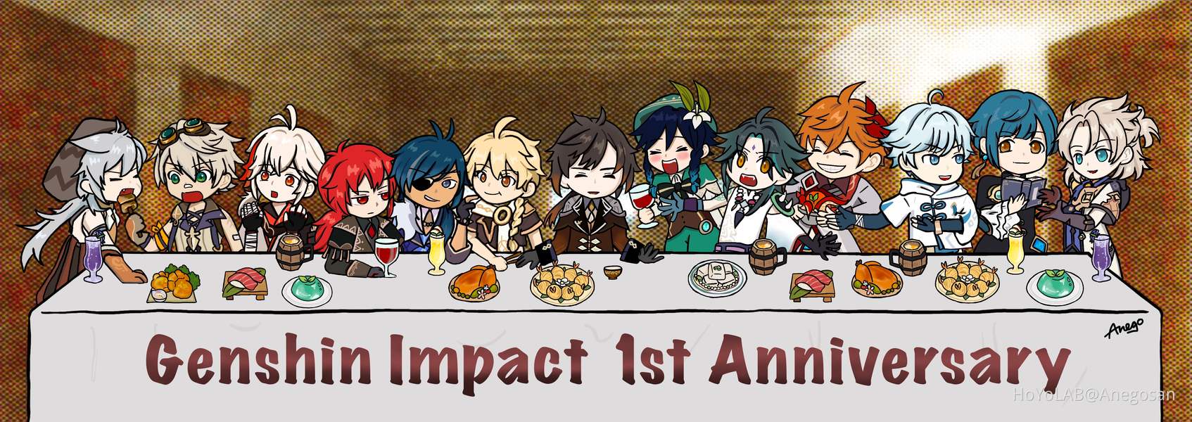 原神1周年イラスト試し上げ Genshin Impact Hoyolab 原神1周年イラスト試し上げ Genshin Impact Hoyolab