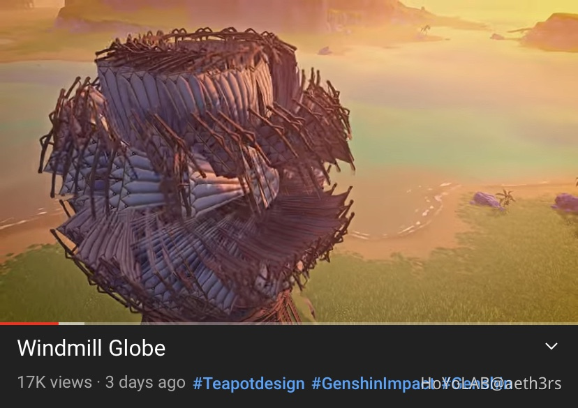 windmill globe in teapot???? Genshin Impact HoYoLAB