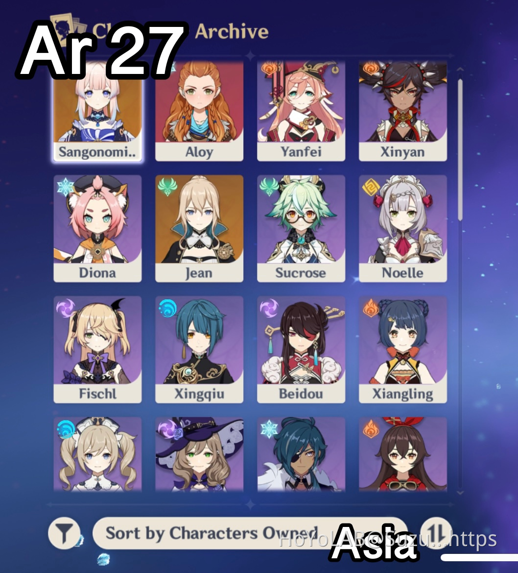 Trading Accounts Genshin Impact HoYoLAB