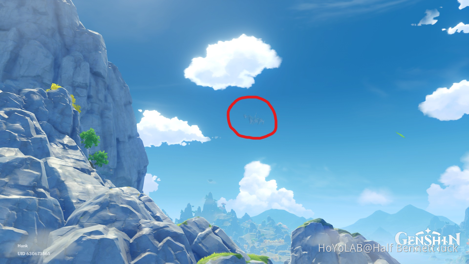 Is that floating island? Genshin Impact HoYoLAB