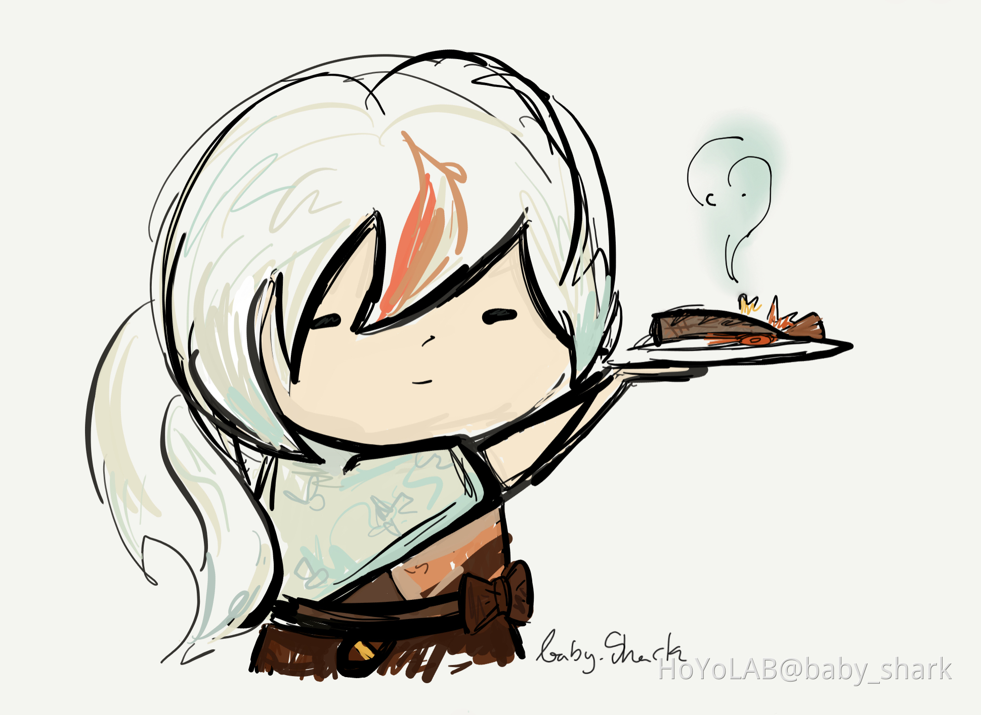 Happy early birthday kazoo ) have some fishes Genshin Impact HoYoLAB