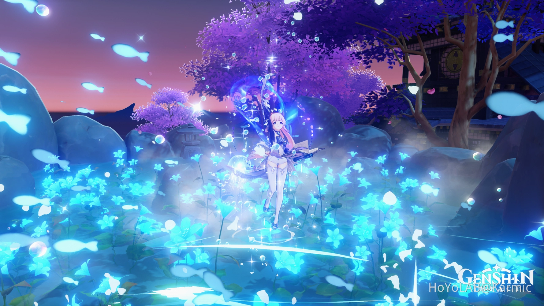 Hydro Catalyst effects are always so shining shimmering splendid XD Genshin Impact HoYoLAB