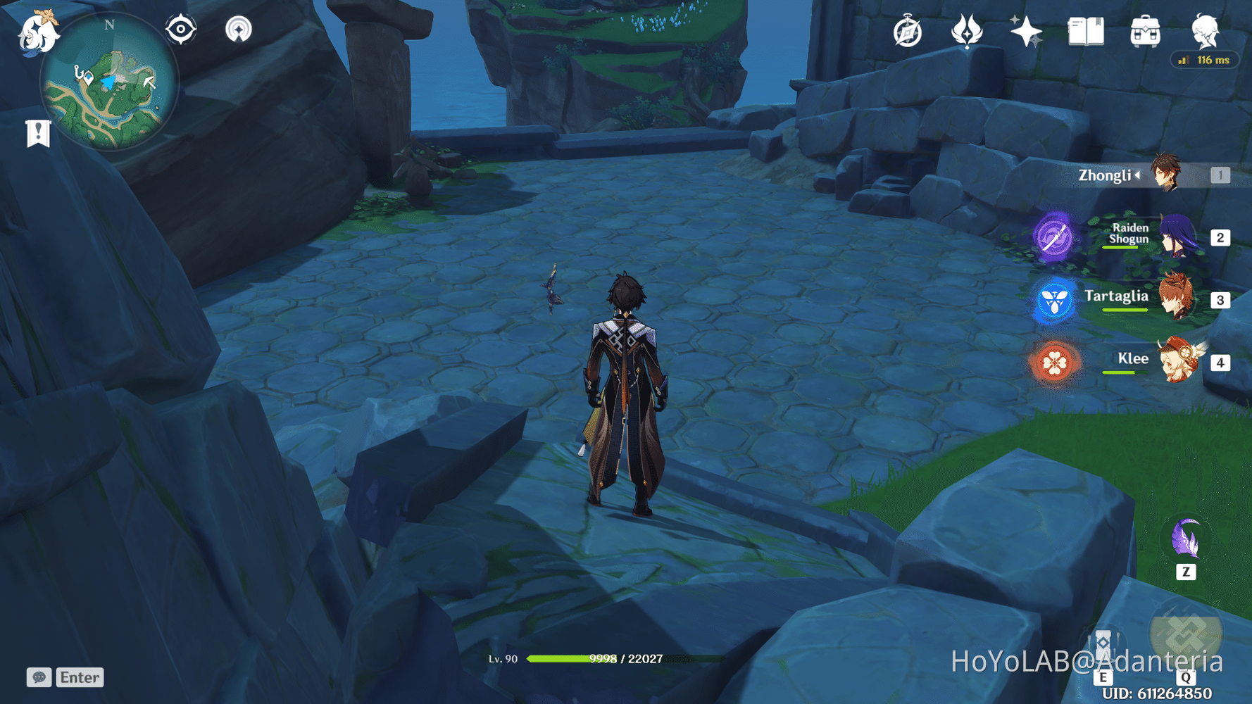 Inazuma Hidden Remarkable Chest in a simple puzzle. Genshin Impact