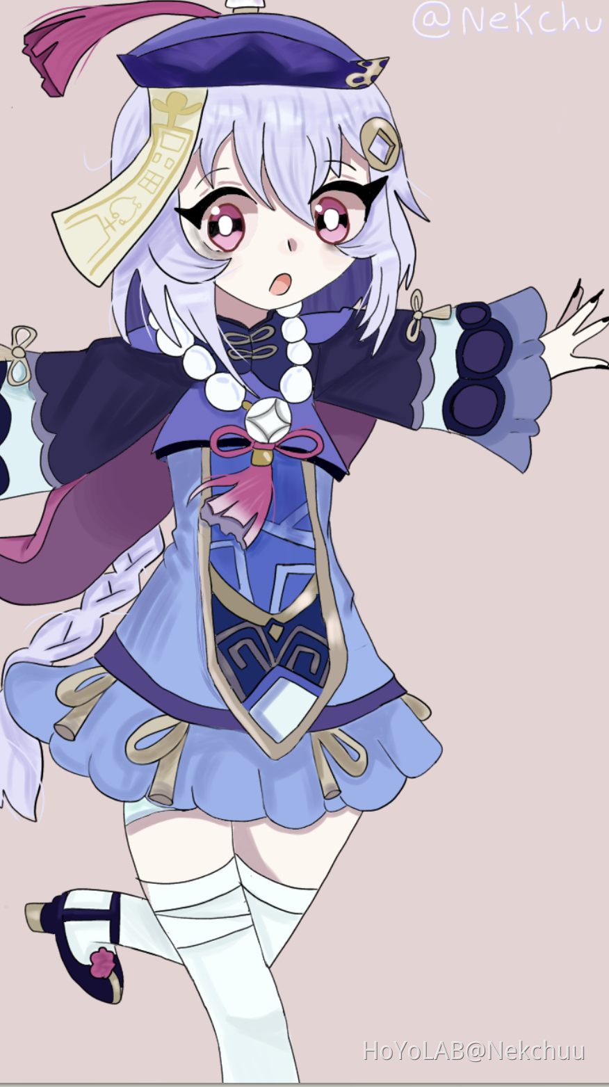 Qiqi drawing!! Genshin Impact HoYoLAB