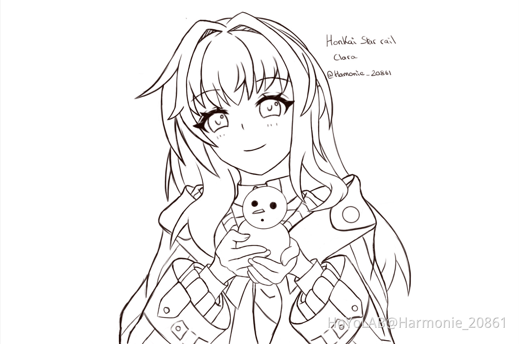 Clara Honkai Star Rail Sketch Honkai Star Rail HoYoLAB
