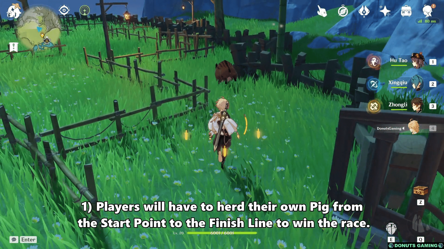 Pig Racing in Genshin Impact How it can a Contest for your