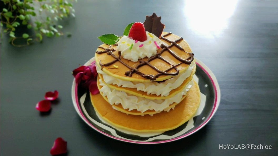 【紅莓鬆餅 】 復刻【原神】食譜 “翩若驚鴻恍如雲” 【Genshin Impact Recipe】"LighterThanAir