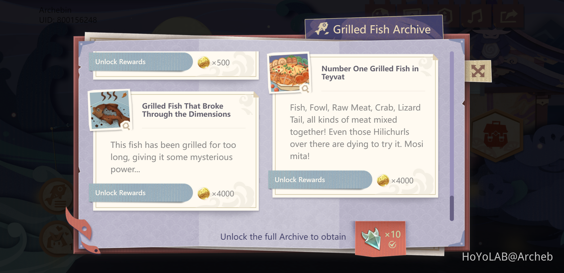 All Fish Dishes Done! Genshin Impact HoYoLAB