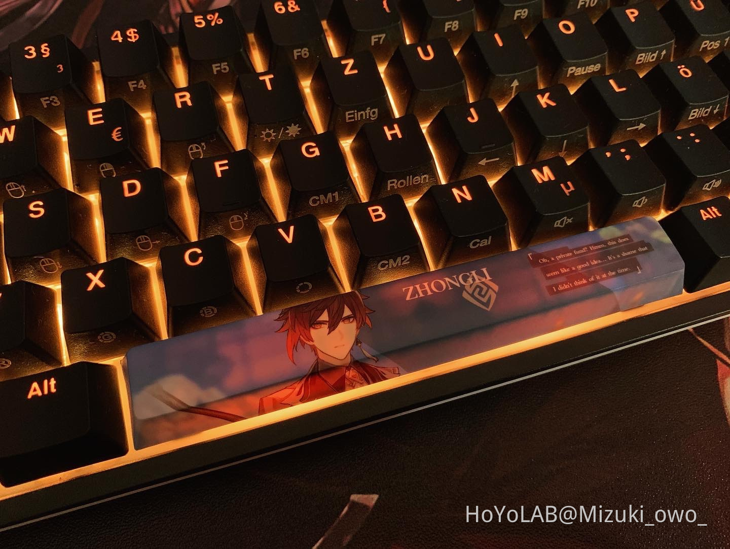 Zhongli Keyboard Genshin Impact HoYoLAB