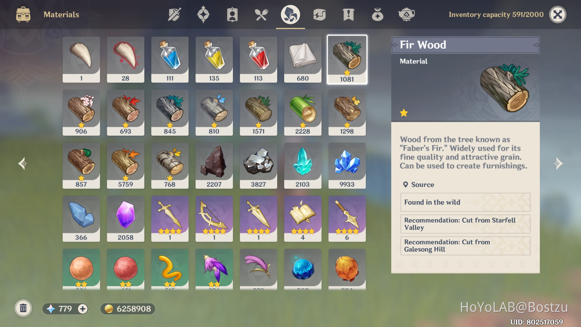 cutting tree Genshin Impact HoYoLAB