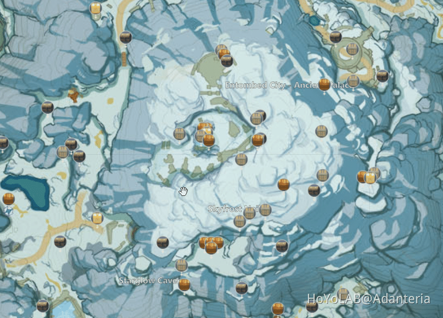 Untracked common chest in Dragonspine patch 2.2 Genshin Impact HoYoLAB