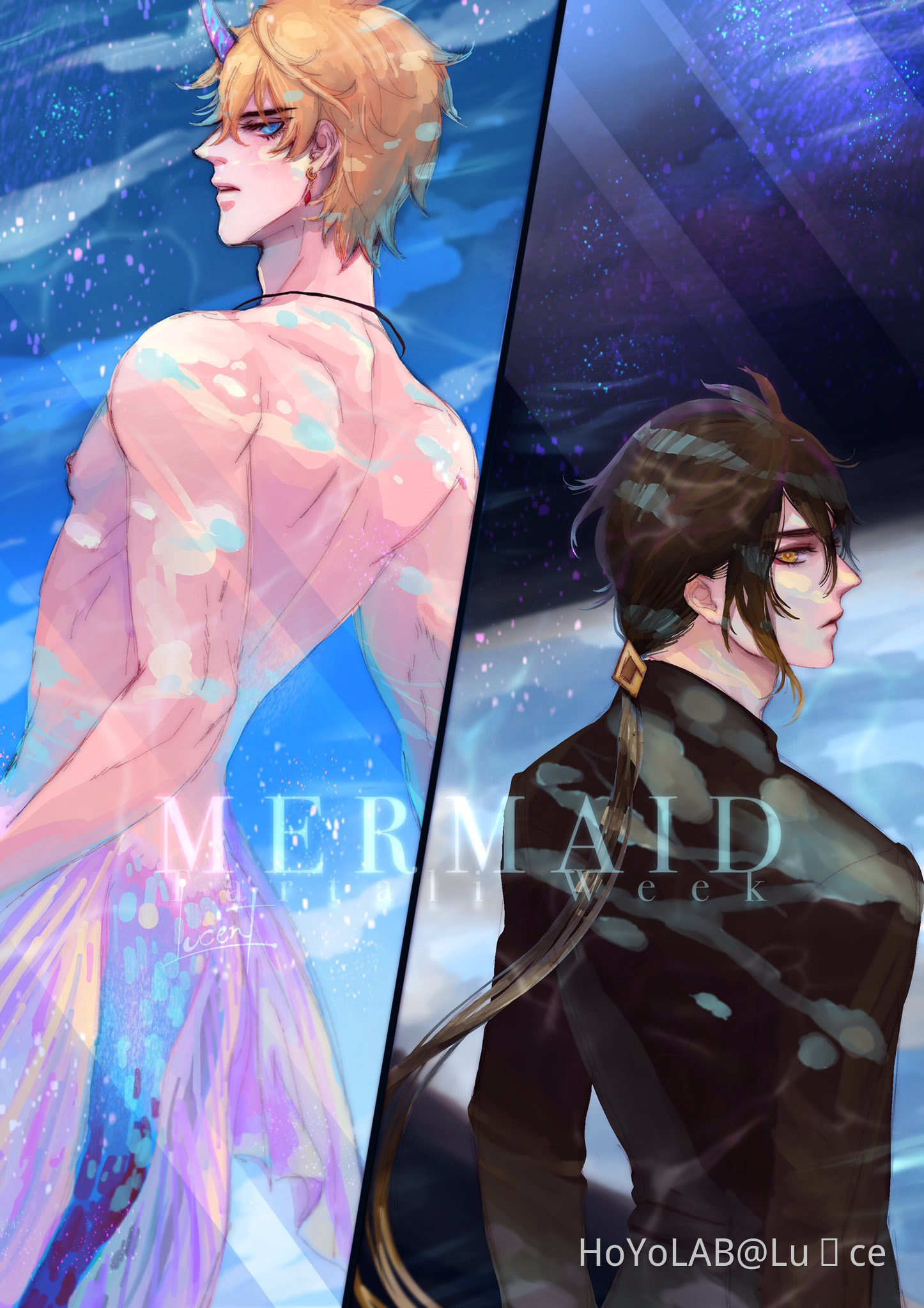 Merman AU | Genshin Impact | HoYoLAB