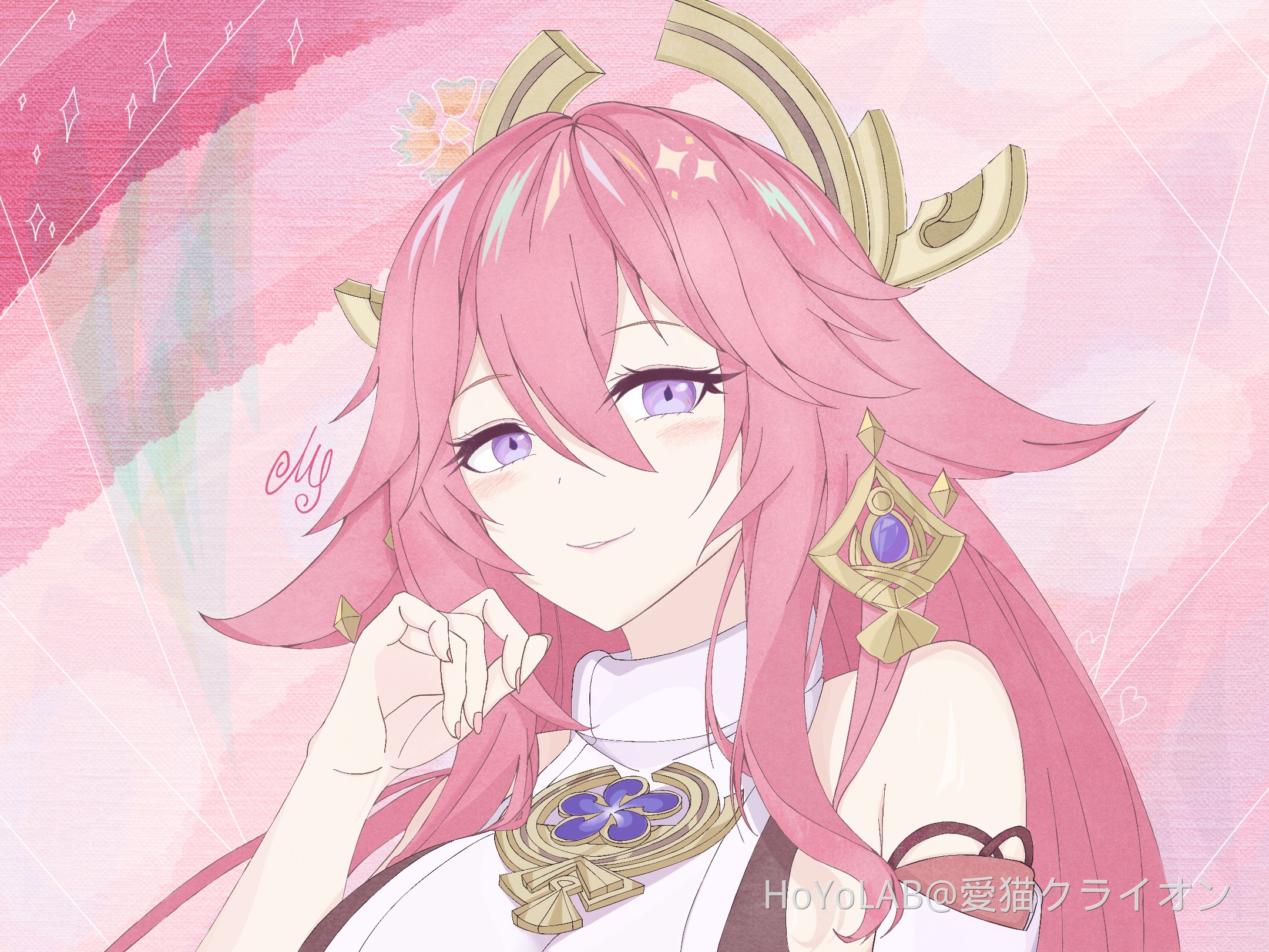 八重神子描いてみた ️ Genshin Impact | HoYoLAB