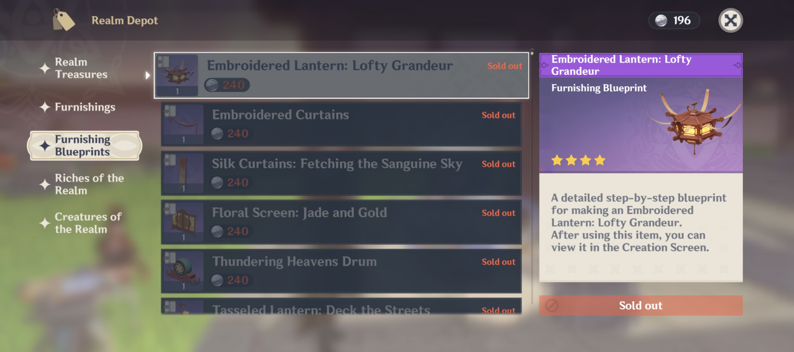 Finally cleared all the furnishing blueprints!!! Genshin Impact HoYoLAB