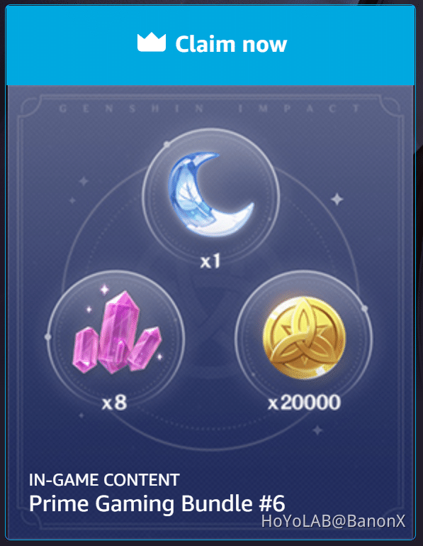 Prime Gaming Bundle 6 Ready for Pickup Genshin Impact HoYoLAB