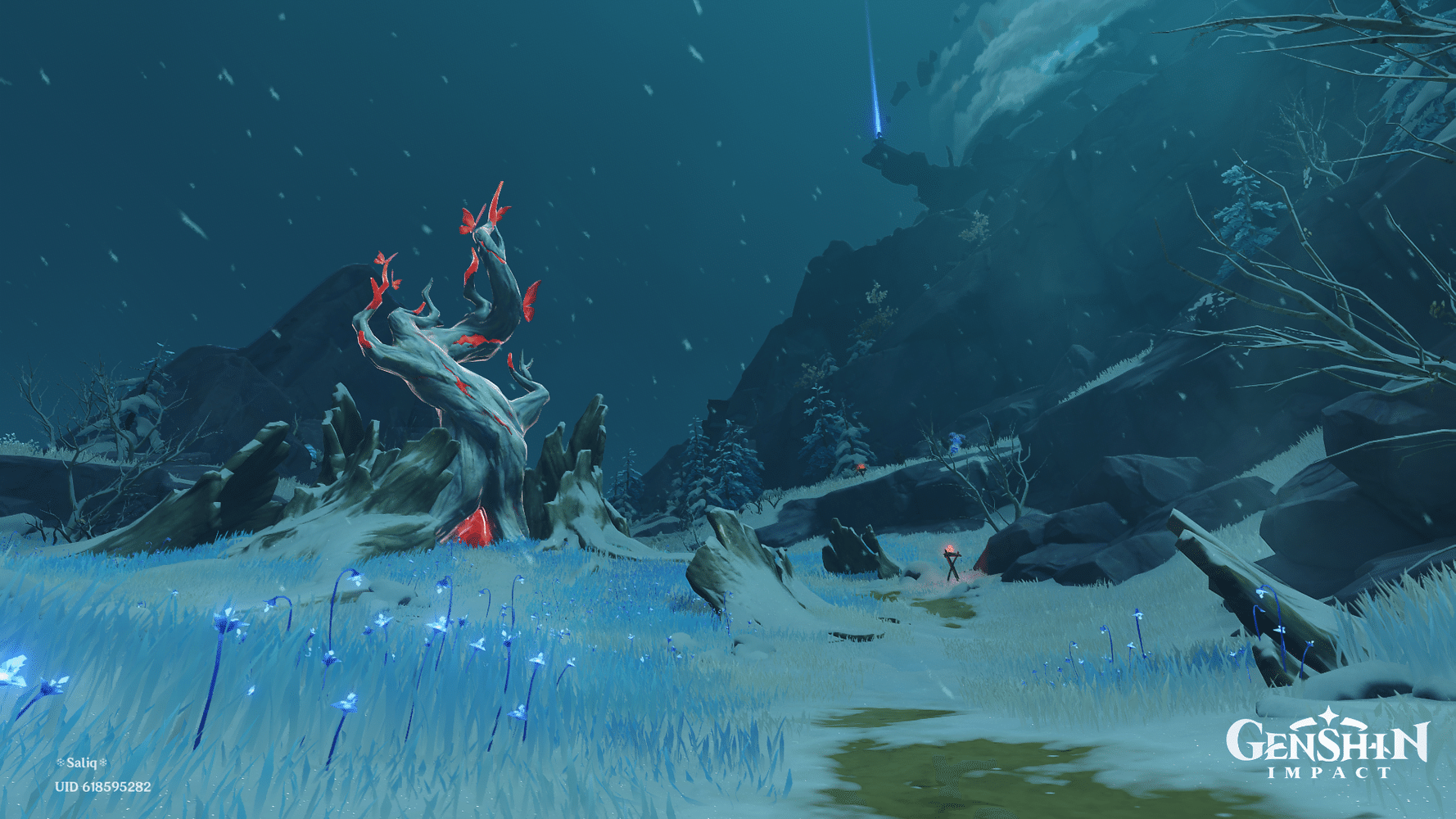 Dragonspine Wallpaper locations please ? Genshin Impact HoYoLAB