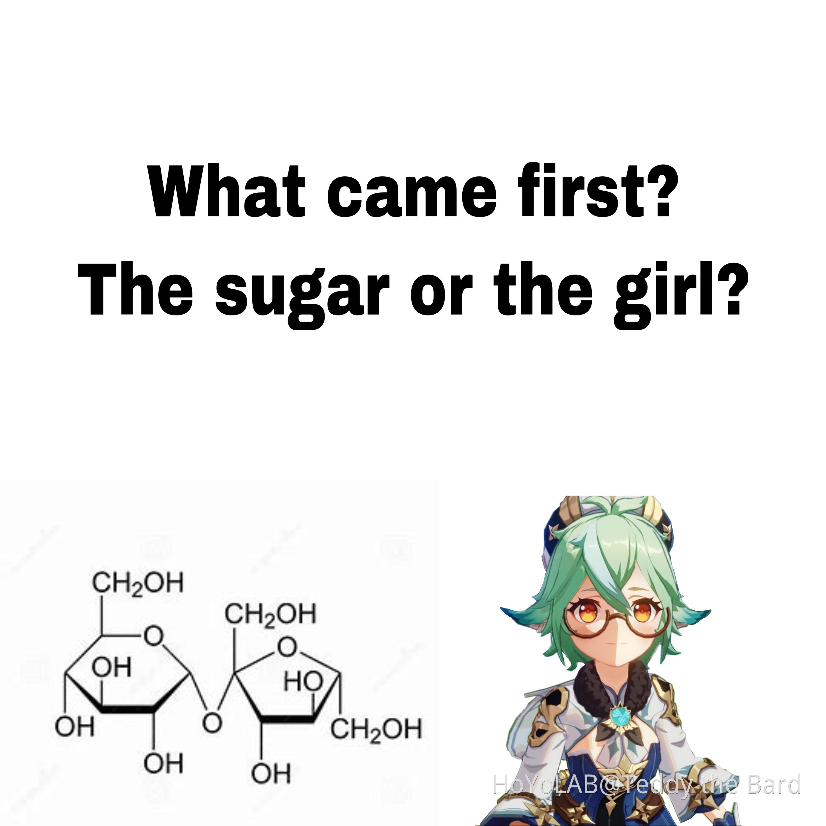 What came first? The sugar or the girl? Genshin Impact HoYoLAB