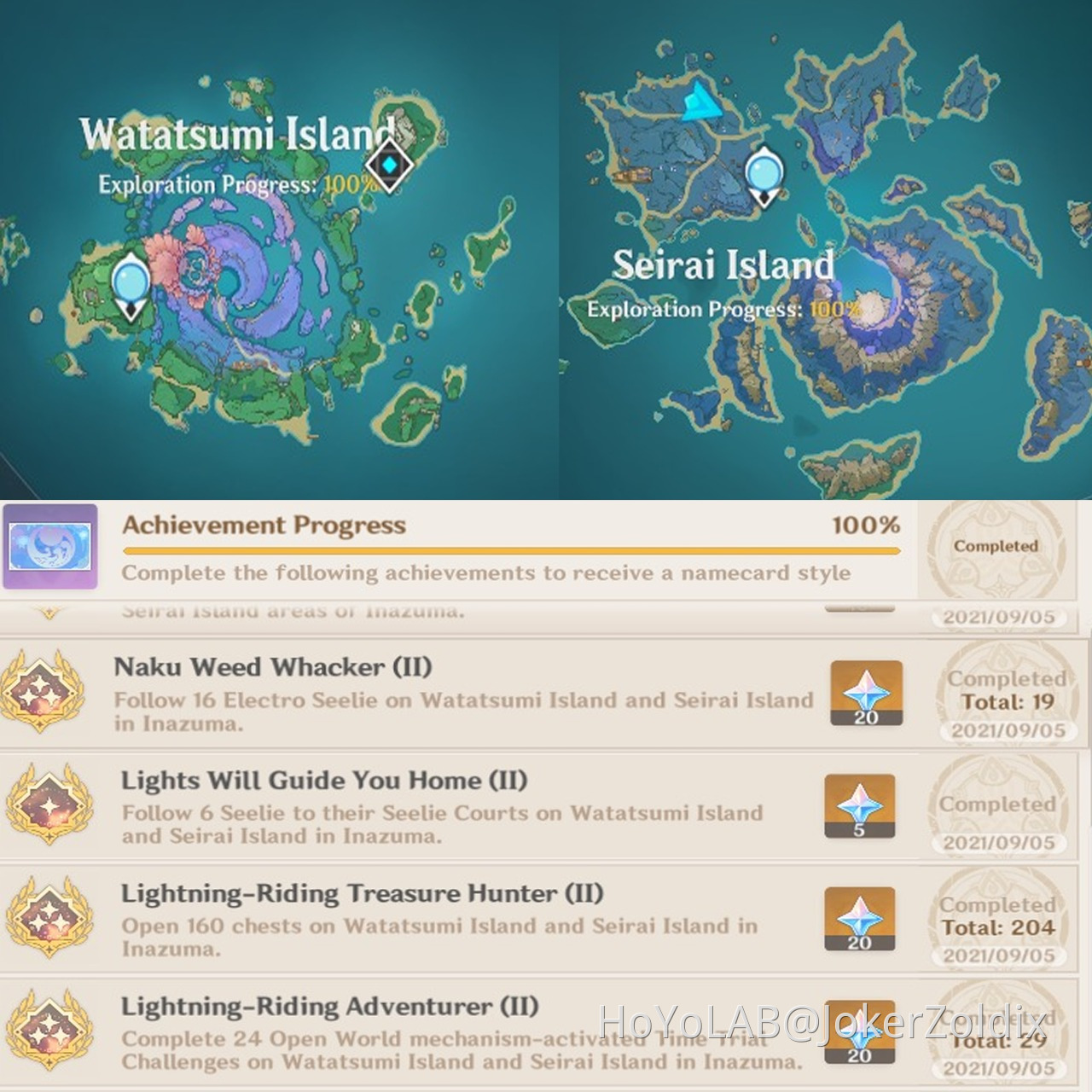 Chest, Seelie, Challenge at Inazuma (Watatsumi,Seirei) Genshin Impact