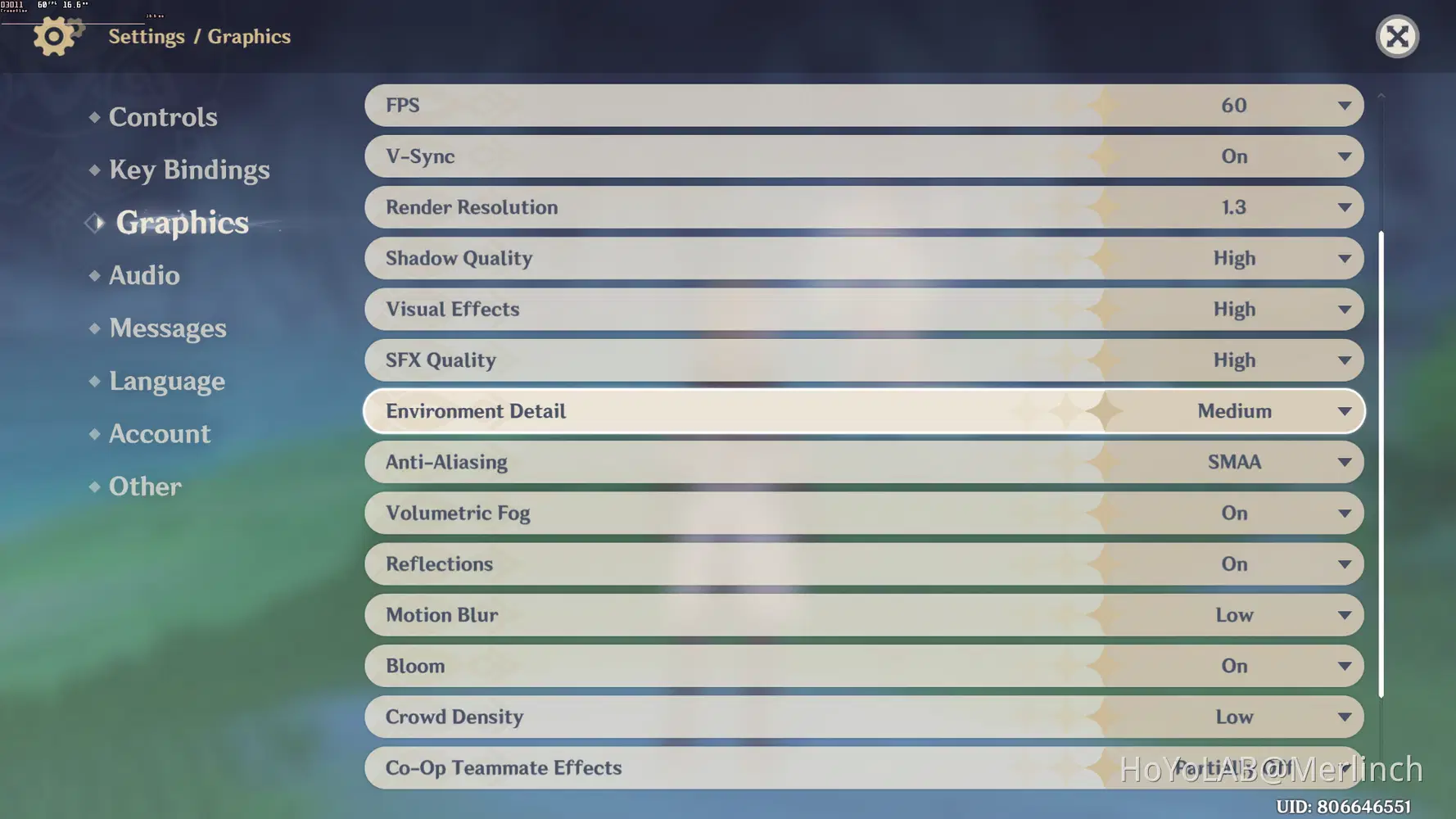 Genshin PC All Settings (Updated Version) Genshin Impact HoYoLAB