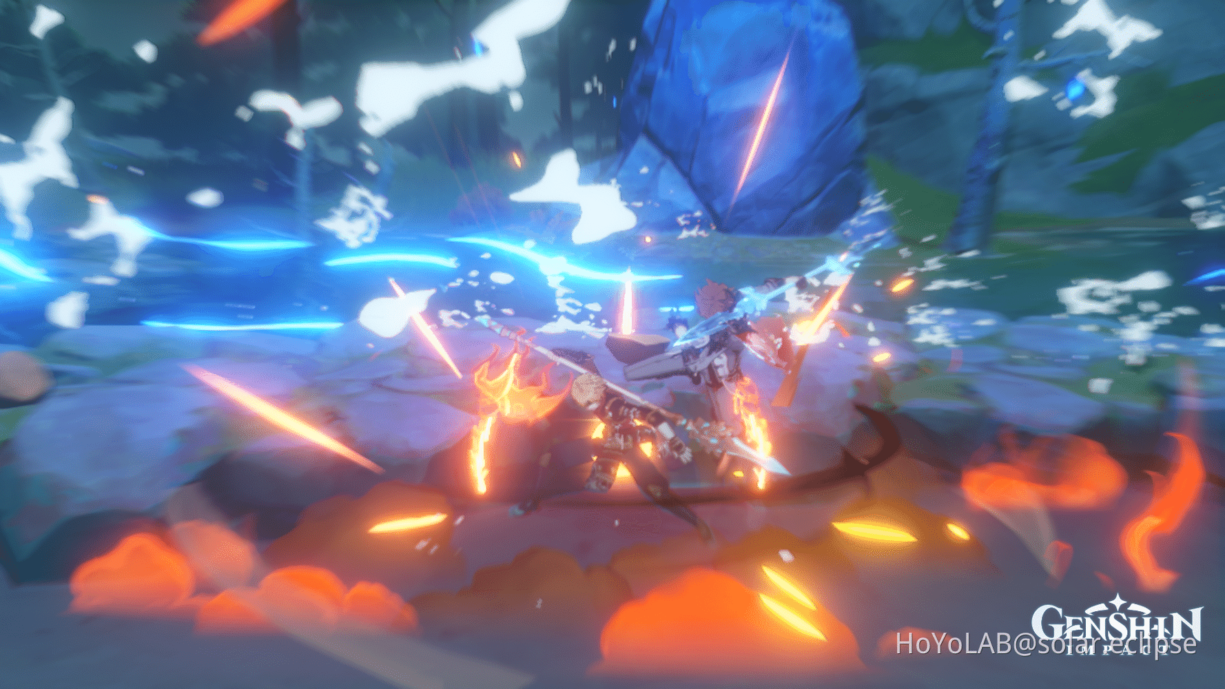 Childe and Thoma chaos Genshin Impact | HoYoLAB